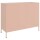 vidaXL Sideboard Rosa 100,5x39x79 cm Kaltgewalzter Stahl