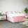 vidaXL Boxspringbett mit Matratze Rosa 140x190 cm Samt