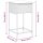 vidaXL Garten-Barhocker mit Kissen 2 Stk. Grau Poly Rattan