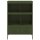 vidaXL Highboard Olivgr&uuml;n 68x39x101,5 cm Kaltgewalzter Stahls