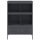 vidaXL Highboard Anthrazit 68x39x101,5 cm Kaltgewalzter Stahl