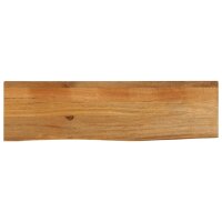 vidaXL Tischplatte mit Baumkante 120x40x2,5 cm Massivholz...