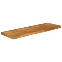 vidaXL Tischplatte mit Baumkante 120x40x2,5 cm Massivholz...