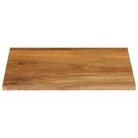 vidaXL Tischplatte mit Baumkante 80x80x2,5 cm Massivholz Mango