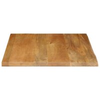 vidaXL Tischplatte mit Baumkante 80x80x2,5 cm Massivholz Mango