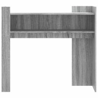 vidaXL Konsolentisch Grau Sonoma 100x35x90 cm Holzwerkstoff