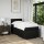 vidaXL Boxspringbett mit Matratze Schwarz 90x190 cm Stoff