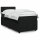 vidaXL Boxspringbett mit Matratze Schwarz 90x190 cm Samt