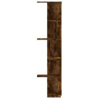 vidaXL Wand-Eckregal R&auml;uchereiche 36,5x36,5x140 cm Holzwerkstoff