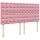 vidaXL Boxspringbett mit Matratze Rosa 200x200 cm Samt