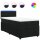 vidaXL Boxspringbett mit Matratze Schwarz 90x190 cm Samt