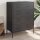 vidaXL Sideboard Schwarz 68x39x89 cm Stahl