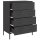 vidaXL Sideboard Schwarz 68x39x89 cm Stahl