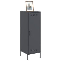 vidaXL Highboard Anthrazit 36x39x113 cm Stahl