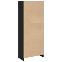 vidaXL B&uuml;cherregal Schwarz 57x28,5x141 cm Holzwerkstoff