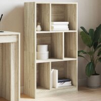 vidaXL B&uuml;cherregal Sonoma-Eiche 57x28,5x107,5 cm Holzwerkstoff