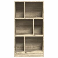 vidaXL B&uuml;cherregal Sonoma-Eiche 57x28,5x107,5 cm Holzwerkstoff