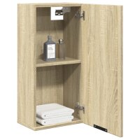 vidaXL Wand-Badschrank Sonoma-Eiche 32x20x67 cm