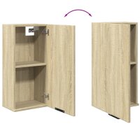 vidaXL Wand-Badschrank Sonoma-Eiche 32x20x67 cm