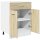 vidaXL Schubunterschrank Sonoma-Eiche 60x46x81,5 cm Holzwerkstoff