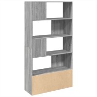 vidaXL B&uuml;cherregal Grau Sonoma 100x36x189 cm Holzwerkstoff