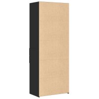 vidaXL Highboard Schwarz 70x42,5x185 cm Holzwerkstoff