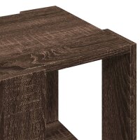 vidaXL Couchtisch Braun Eichen-Optik 32x32x30 cm Holzwerkstoff