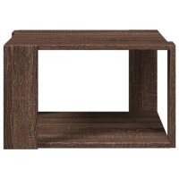 vidaXL Couchtisch Braun Eichen-Optik 51,5x51,5x30 cm Holzwerkstoff