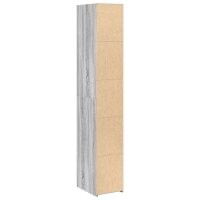 vidaXL Highboard Grau Sonoma-Eiche 30x41x185 cm Holzwerkstoff