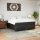 vidaXL Boxspringbett mit Matratze Schwarz 200x200 cm Kunstleder