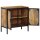 vidaXL Sideboard 70x35x70 cm Massives Raues Mangoholz