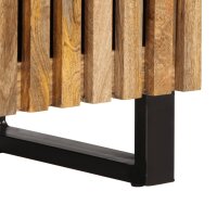 vidaXL TV-Schrank 105x34x46 cm Raues Massives Mangoholz