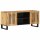 vidaXL TV-Schrank 105x34x46 cm Raues Massives Mangoholz