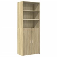 vidaXL Highboard Sonoma-Eiche 70x42,5x185 cm Holzwerkstoff