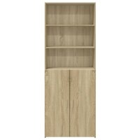 vidaXL Highboard Sonoma-Eiche 70x42,5x185 cm Holzwerkstoff