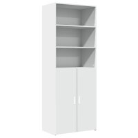 vidaXL Highboard Weiß 70x42,5x185 cm Holzwerkstoff