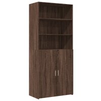 vidaXL Highboard Braun Eichen-Optik 80x42,5x185 cm...