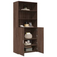 vidaXL Highboard Braun Eichen-Optik 80x42,5x185 cm Holzwerkstoff