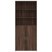 vidaXL Highboard Braun Eichen-Optik 80x42,5x185 cm Holzwerkstoff