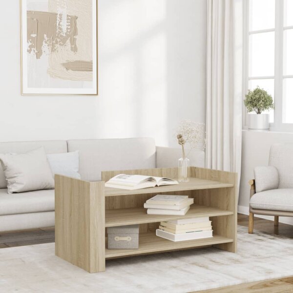 vidaXL Couchtisch Sonoma-Eiche 100x50x50 cm Holzwerkstoff