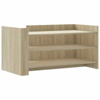 vidaXL Couchtisch Sonoma-Eiche 100x50x50 cm Holzwerkstoff