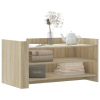 vidaXL Couchtisch Sonoma-Eiche 100x50x50 cm Holzwerkstoff