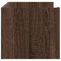 vidaXL Wandregal Braun Eichen-Optik 100x35x30,5 cm Holzwerkstoff