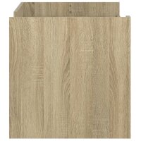 vidaXL Couchtisch Sonoma-Eiche 100x50x50 cm Holzwerkstoff