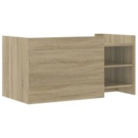 vidaXL Couchtisch Sonoma-Eiche 100x50x50 cm Holzwerkstoff