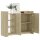 vidaXL Sideboard Sonoma-Eiche 100x35x75 cm Holzwerkstoff