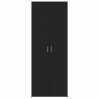 vidaXL Highboard Schwarz 70x42,5x185 cm Holzwerkstoff