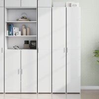 vidaXL Highboard Weiß 30x42,5x185 cm Holzwerkstoff