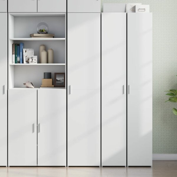 vidaXL Highboard Wei&szlig; 40x42,5x185 cm Holzwerkstoff