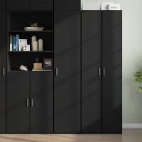 vidaXL Highboard Schwarz 40x42,5x185 cm Holzwerkstoff